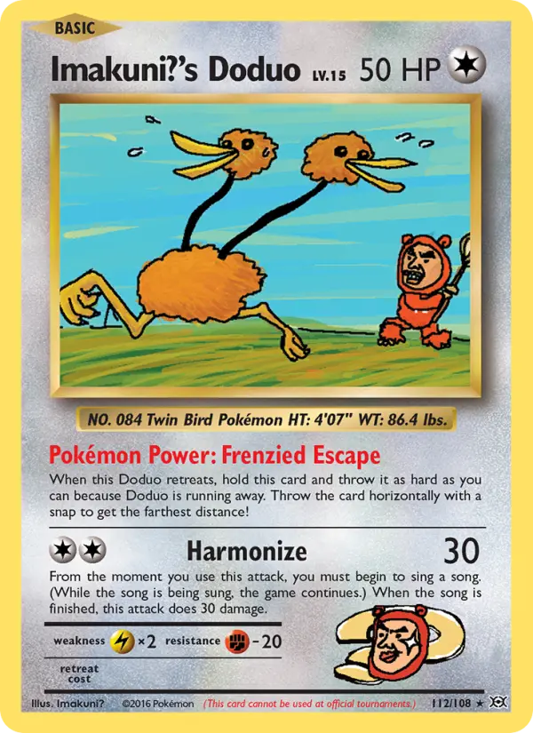 Imakuni?'s Doduo — Evolutions card #112