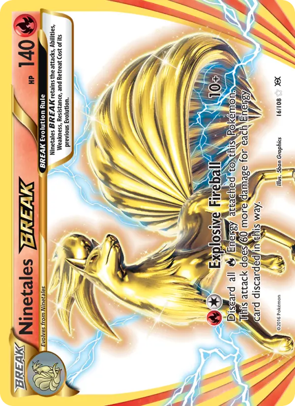 Ninetales BREAK — Evolutions card #16