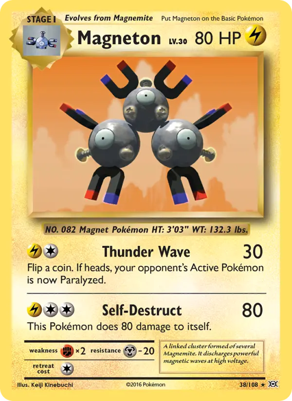 Magneton — Evolutions card #38