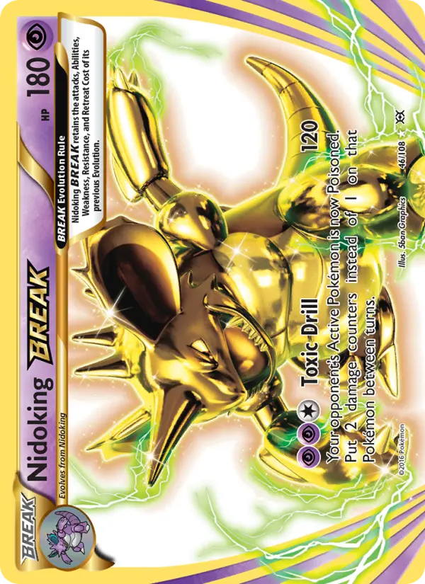 Nidoking BREAK — Evolutions card #46