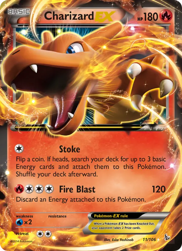 Charizard EX — Flashfire card #11