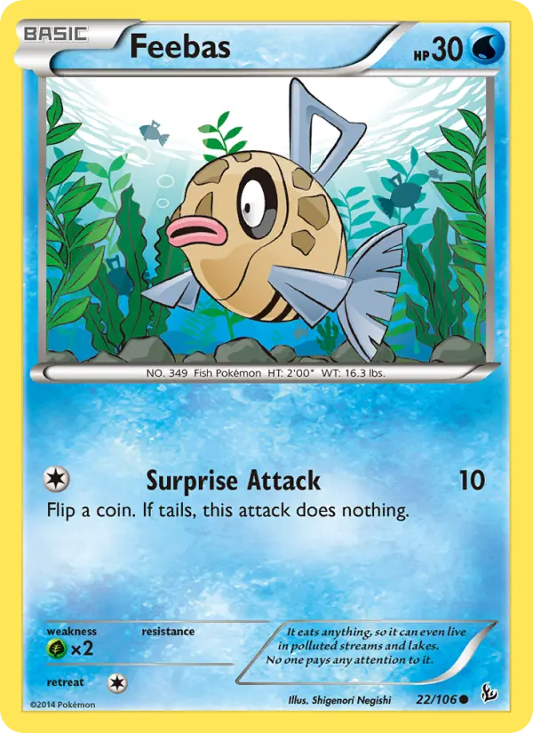 Feebas — Flashfire card #22
