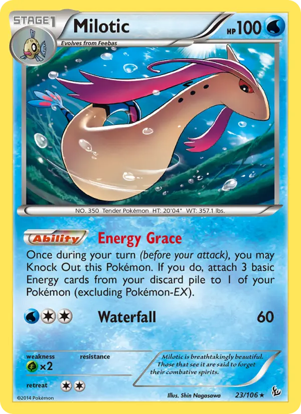 Milotic — Flashfire card #23