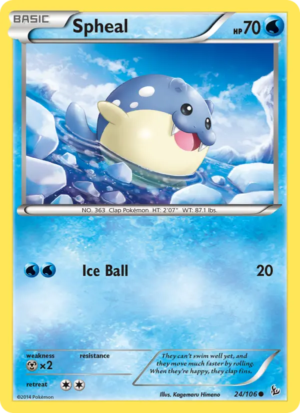 Spheal — Flashfire card #24