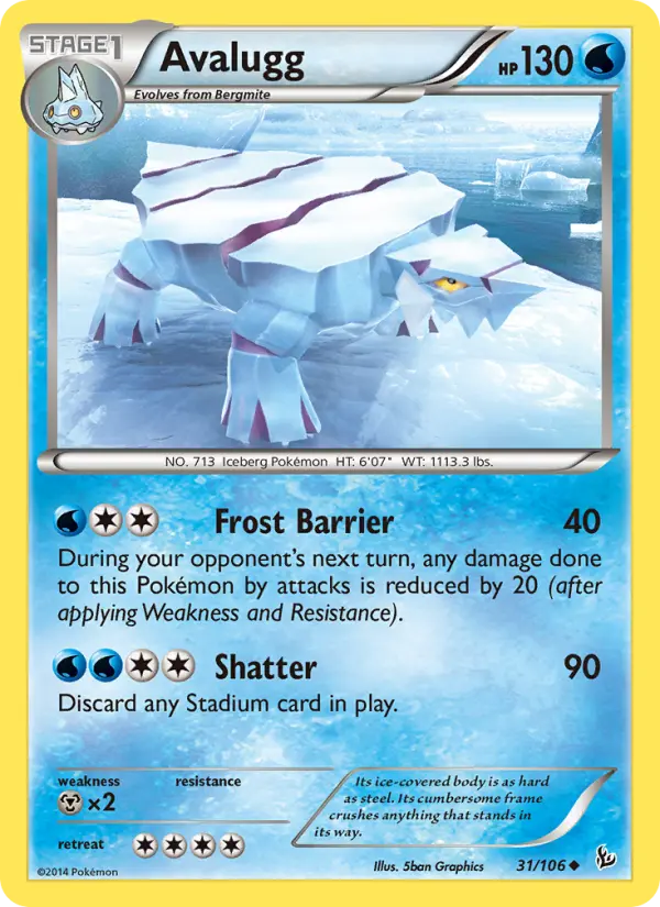 Avalugg — Flashfire card #31