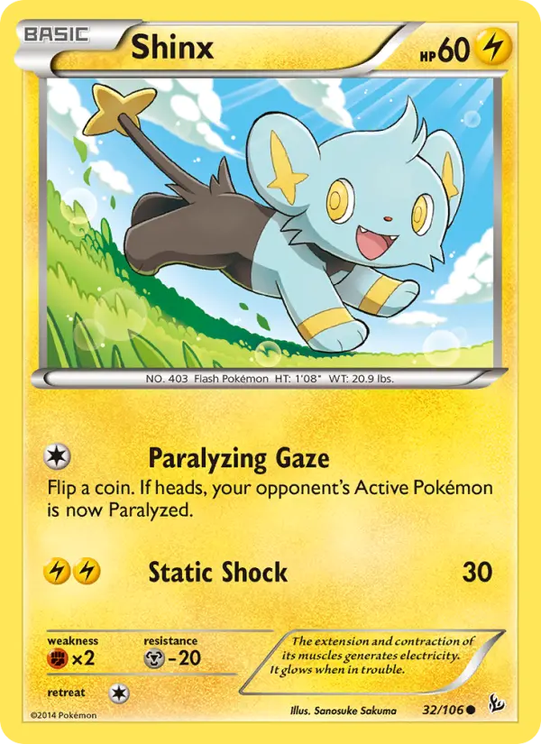 Shinx — Flashfire card #32