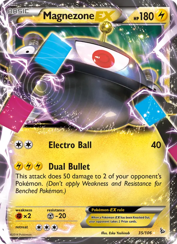 Magnezone EX — Flashfire card #35