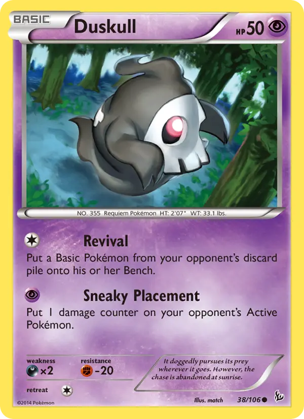 Duskull — Flashfire card #38