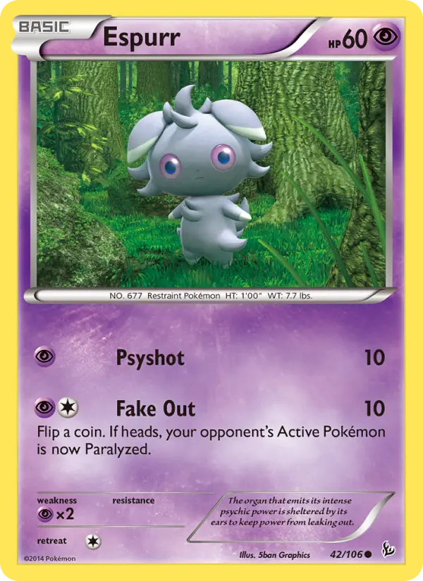 Espurr — Flashfire card #42