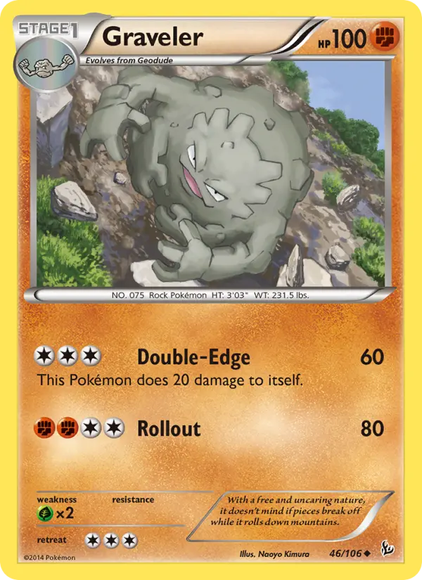 Graveler — Flashfire card #46