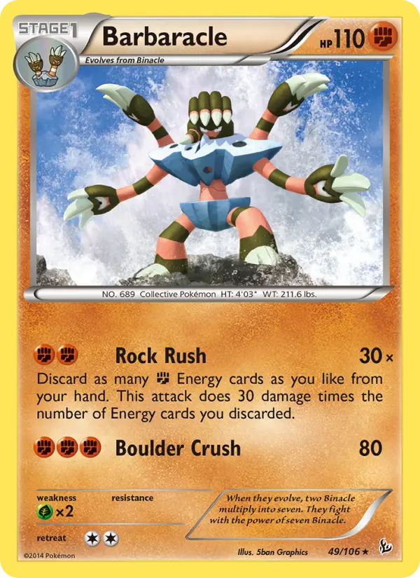 Barbaracle — Flashfire card #49