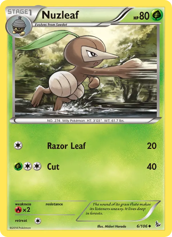 Nuzleaf — Flashfire card #6