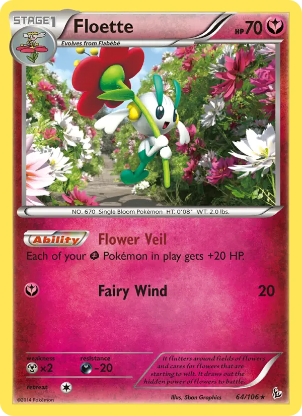 Floette — Flashfire card #64