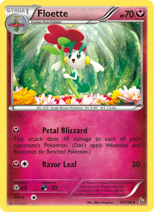 Floette — Flashfire card #65