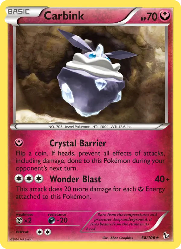 Carbink — Flashfire card #68