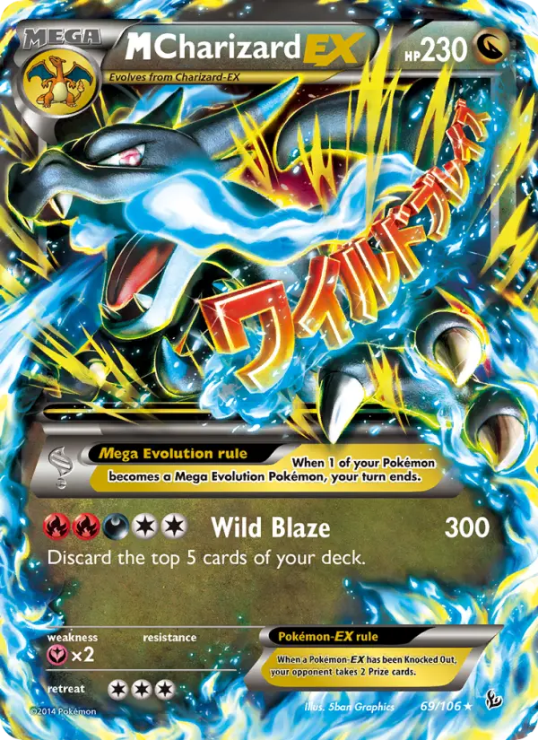 M Charizard EX — Flashfire card #69