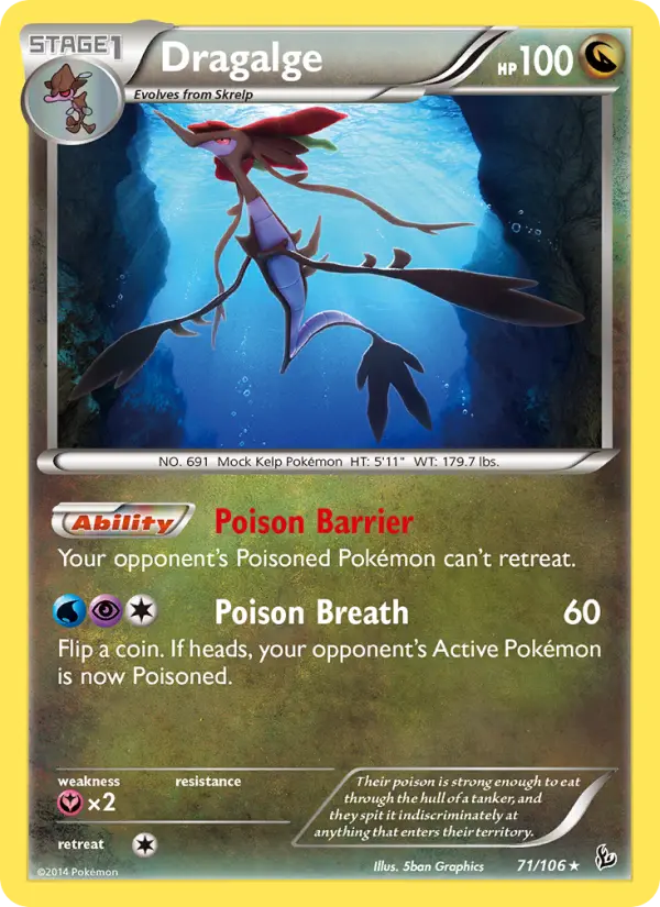 Dragalge — Flashfire card #71