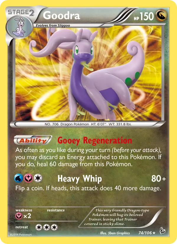 Goodra — Flashfire card #74