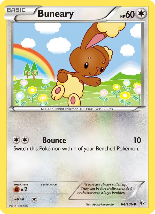 Buneary — Flashfire card #84