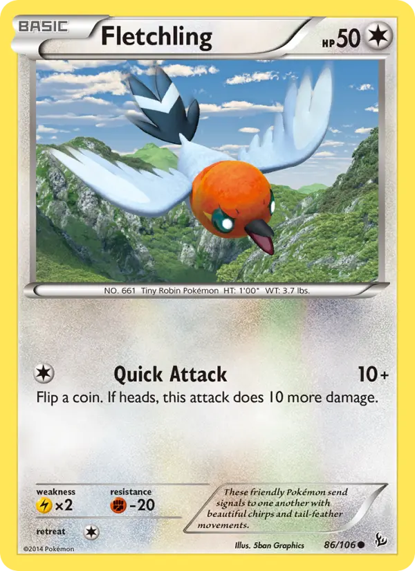 Fletchling — Flashfire card #86