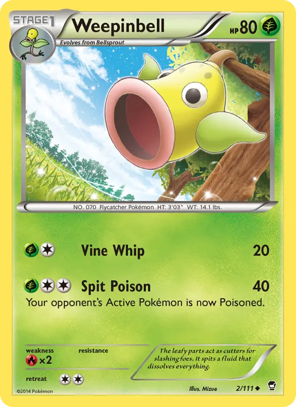 Weepinbell — Furious Fists card #2