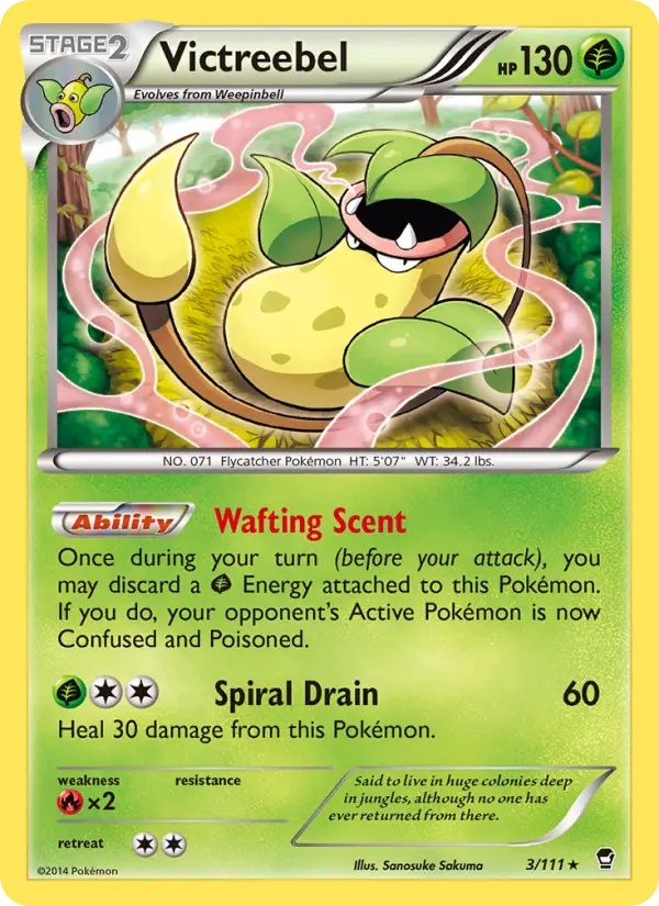 Victreebel — Furious Fists card #3