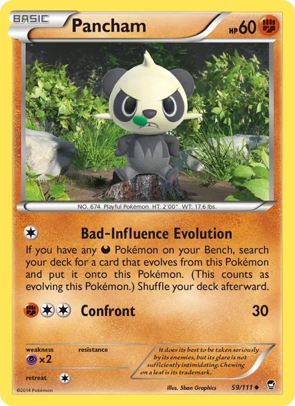 Pancham — Furious Fists card #59