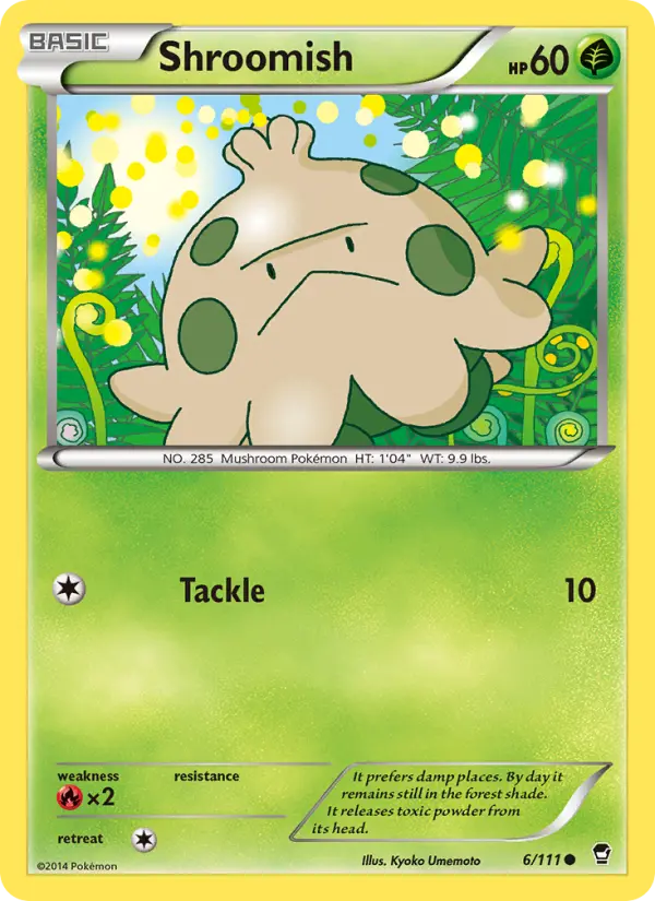 Shroomish — Furious Fists card #6