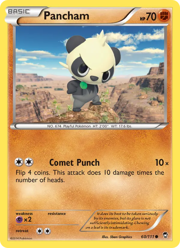 Pancham — Furious Fists card #60