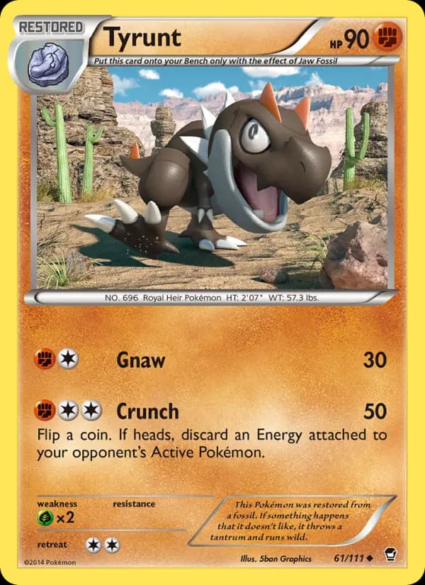 Tyrunt — Furious Fists card #61