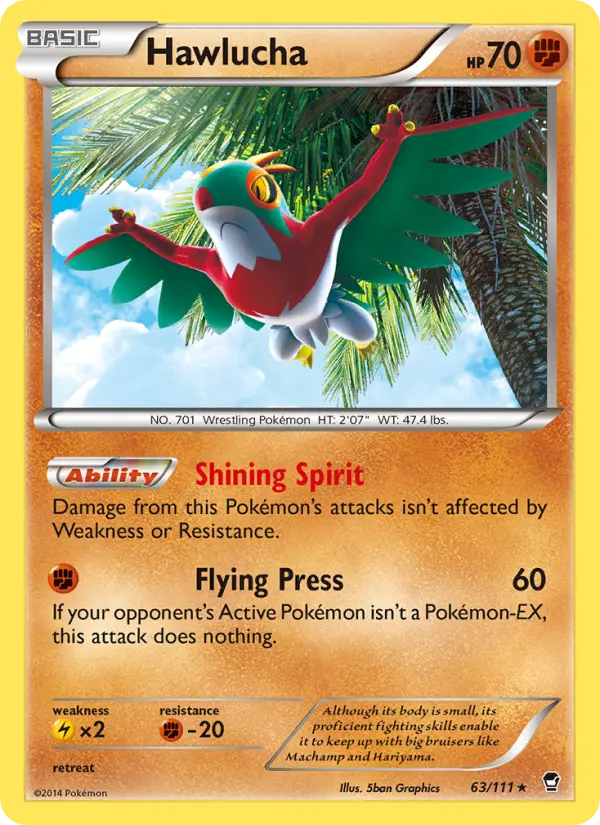 Hawlucha — Furious Fists card #63