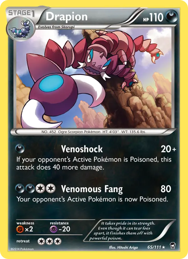Drapion — Furious Fists card #65