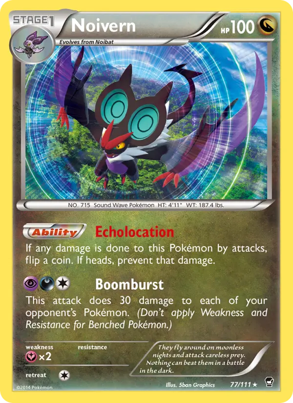 Noivern — Furious Fists card #77