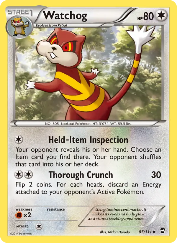 Watchog — Furious Fists card #85