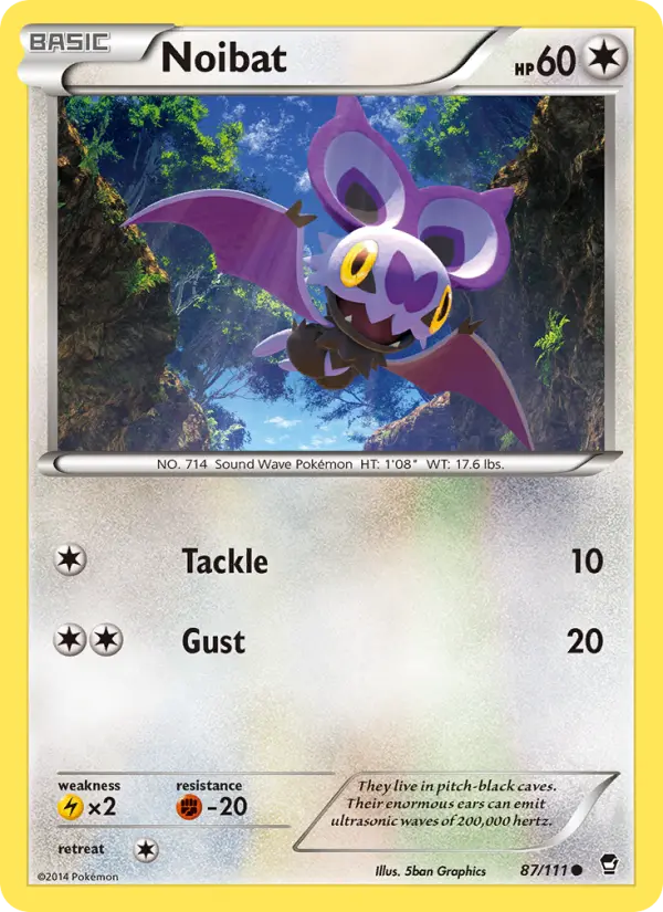 Noibat — Furious Fists card #87