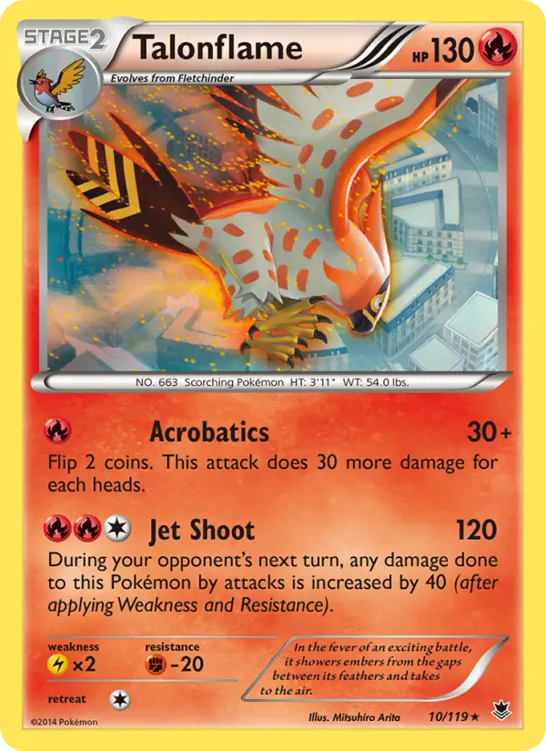 Talonflame — Phantom Forces card #10