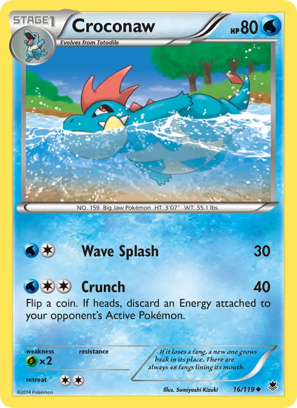 Croconaw — Phantom Forces card #16