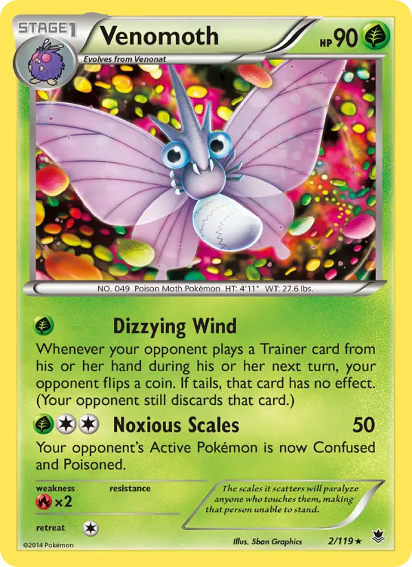 Venomoth — Phantom Forces card #2
