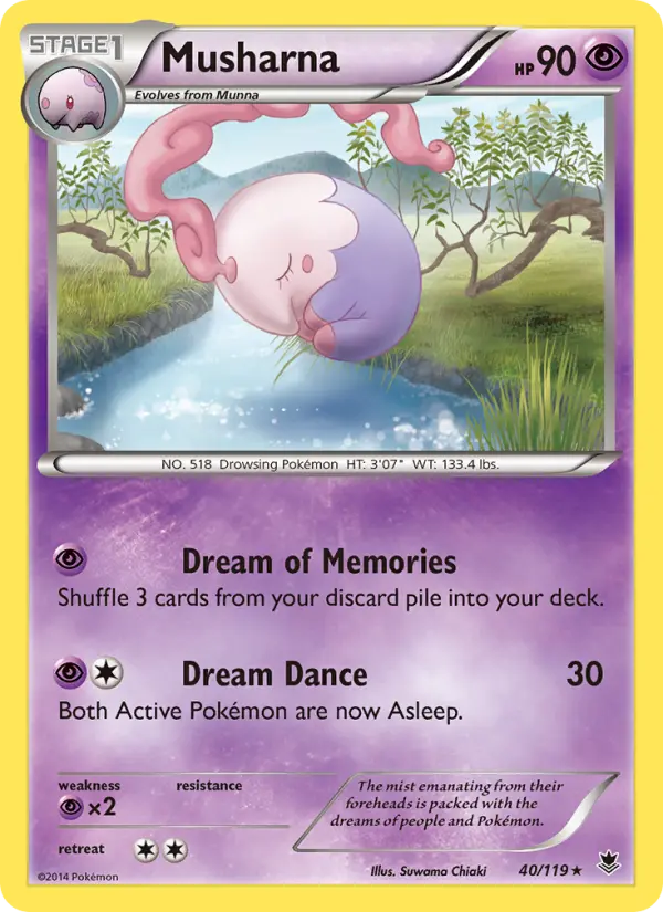 Musharna — Phantom Forces card #40