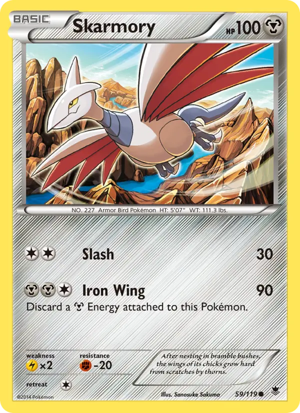 Skarmory — Phantom Forces card #59