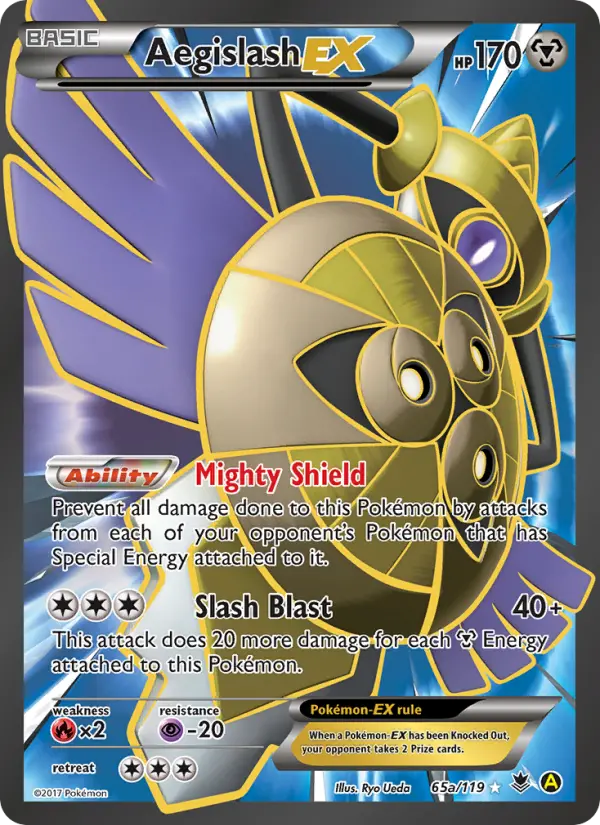 Aegislash EX — Phantom Forces card #65