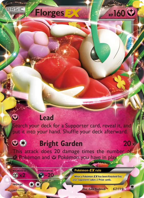 Florges EX — Phantom Forces card #67