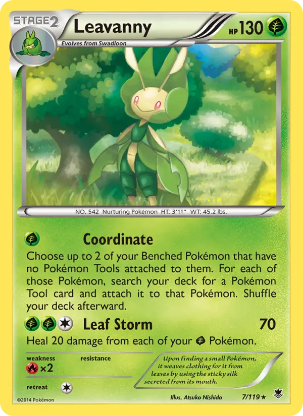 Leavanny — Phantom Forces card #7