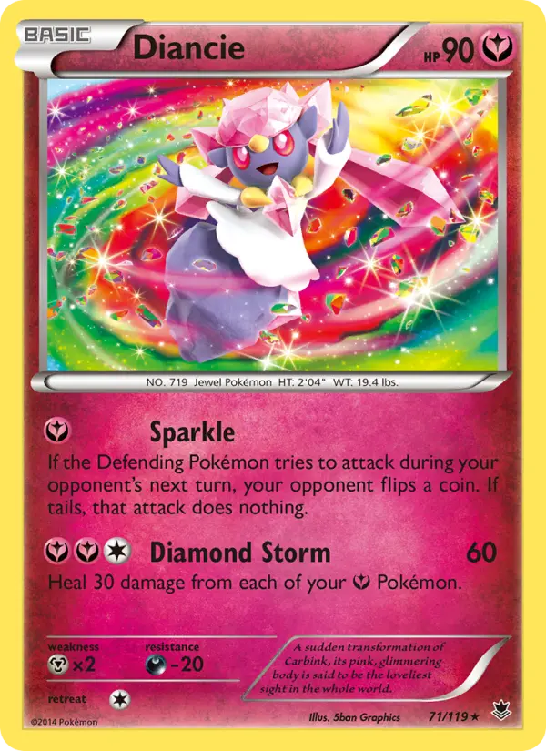 Diancie — Phantom Forces card #71