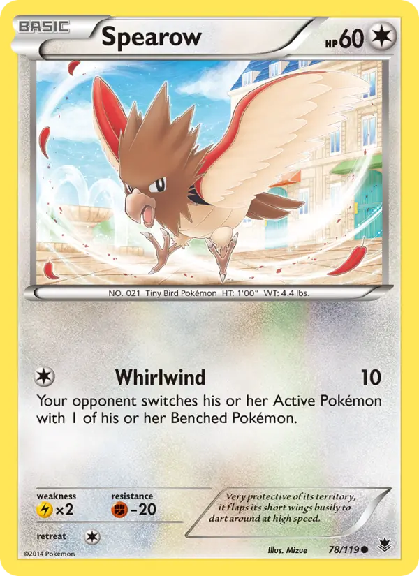 Spearow — Phantom Forces card #78