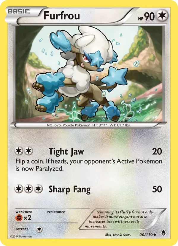 Furfrou — Phantom Forces card #90