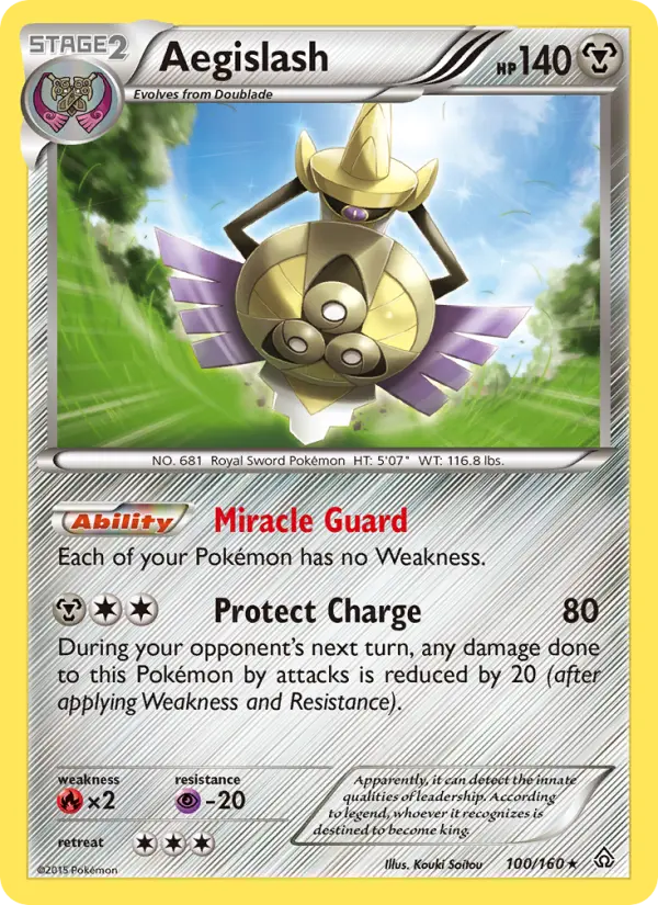 Aegislash — Primal Clash card #100