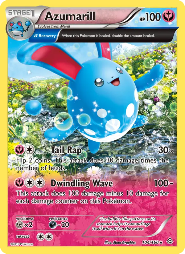 Azumarill — Primal Clash card #104