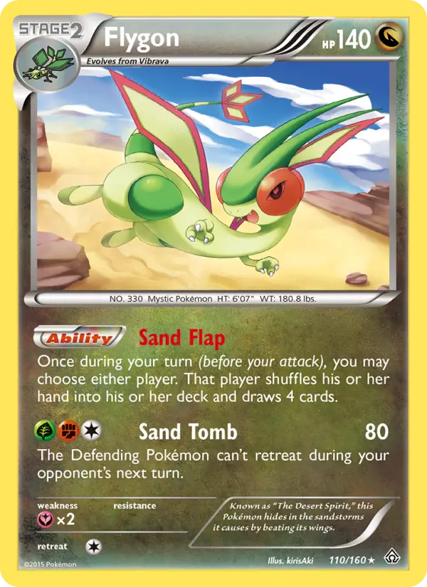 Flygon — Primal Clash card #110