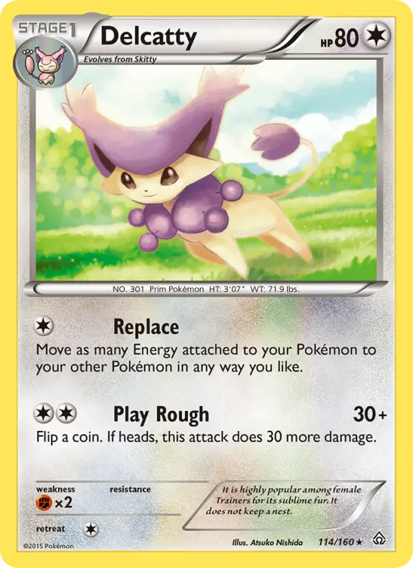 Delcatty — Primal Clash card #114